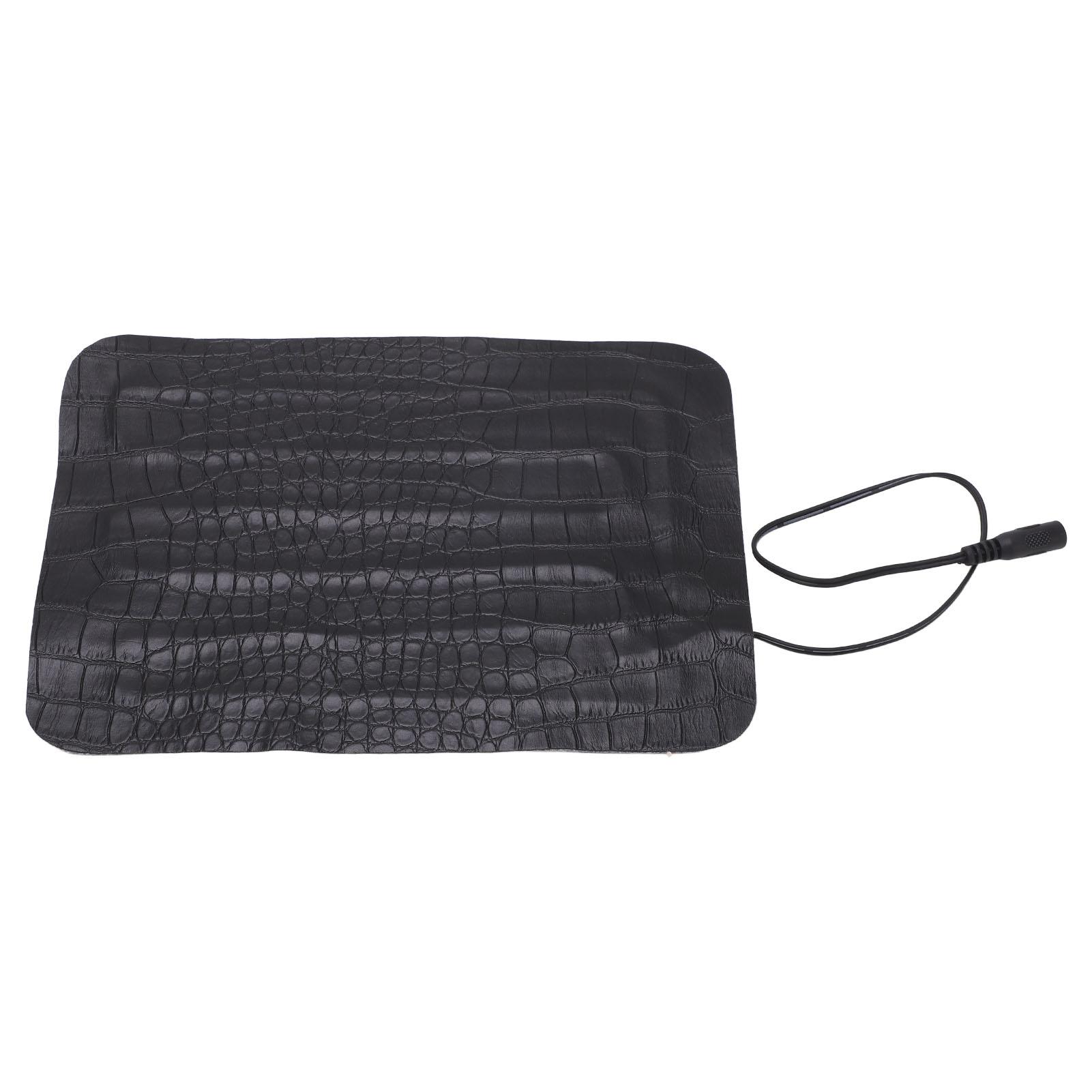 

Грелка 8,5 Вт, 3 режима регулировки температуры, моющаяся, из ПУ кожи, нагревательный коврик для рептилий для питомца, автомобиля