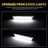 For Dodge 08-14 Challenger Rear Clear Bumper Pair Side Marker Replacement Light
