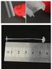 Transparent Fan-Shaped Tag Line with Leaf Fine Glue Needle for Clothing Labels