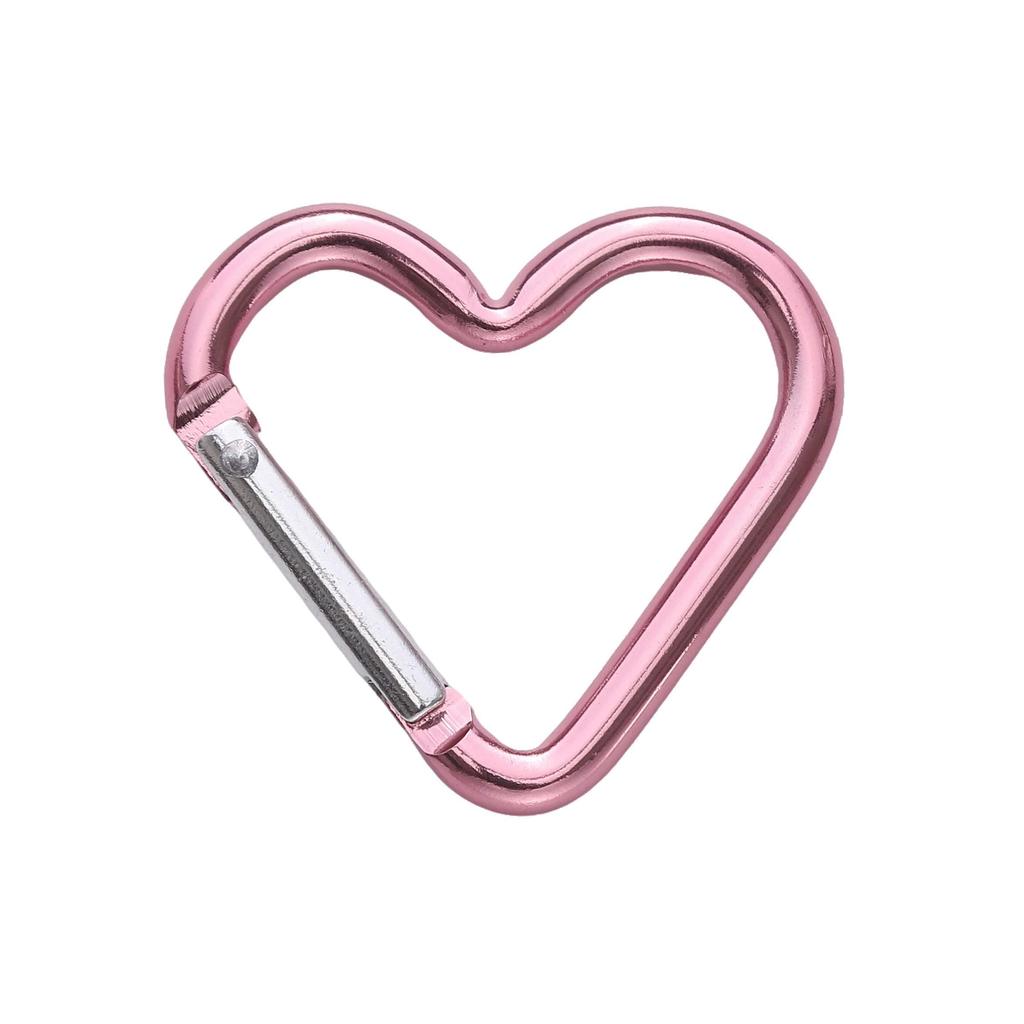 1pc Mountaineering Buckle Love Star Buckle D-Shaped Buckle Color Backpack Buckle Aluminum Keychain DIY Accessories