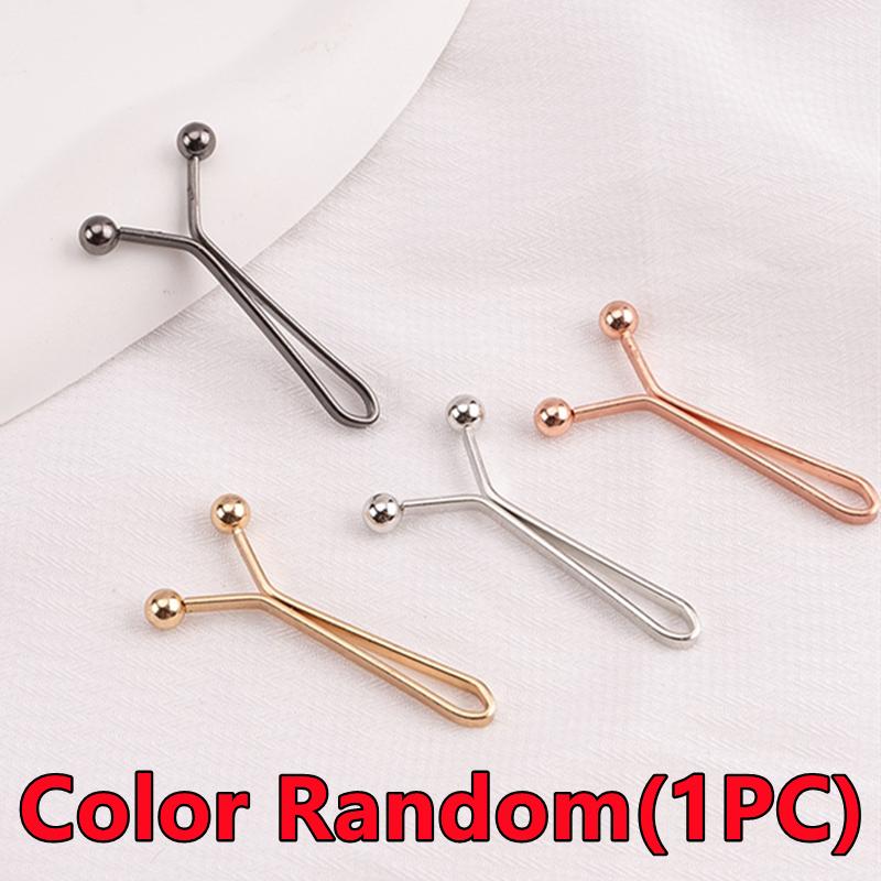 1-24PCS Tighten Waist Buckle U-shaped Adjustable Snap Button Jeans Buttons No Trace Detachable Pants Clips Clothing Accessories
