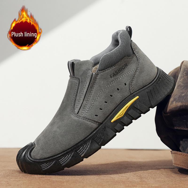 Pánské zimní zateplené pracovní boty: Prodyšná, Pohodlná, Trendy, Ležérní, Všestranná Venkovní Obuv