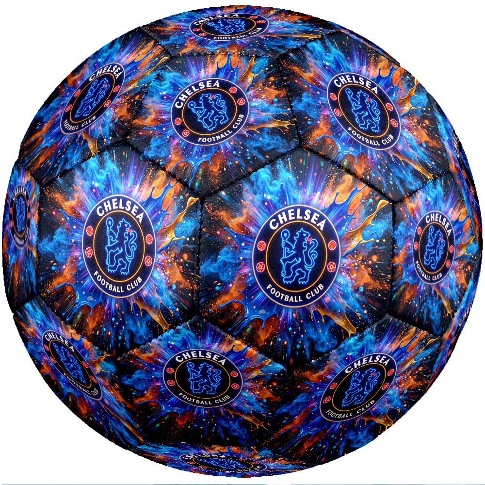 Chelsea FC Theme soccer ball Size 5 Soccer Ball Soft Touch Professional Training Football for Outdoor Sports