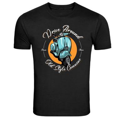 Vintage Scooter Old Style Classic Ride Graphic T-Shirt