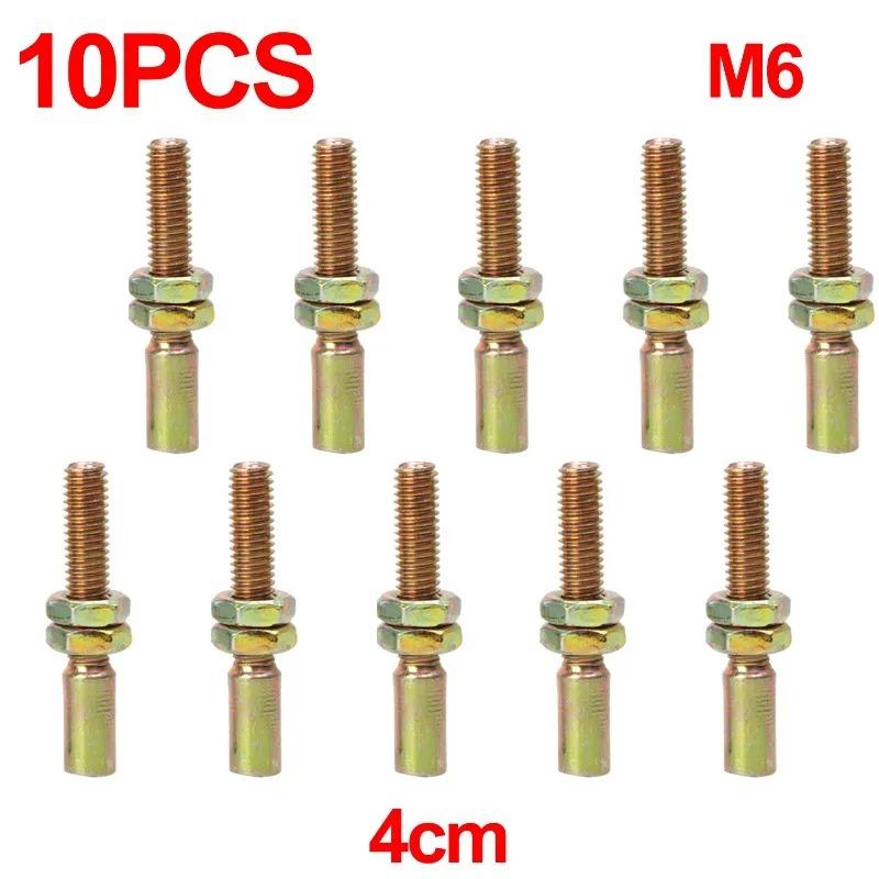 

Clutch Screw Adjustment Throttle Cable Adjuster Screw Motorcycle Clutch Cable Wire Adjuster10PCS M6 Universal Motorcycle Bolts золотистий
