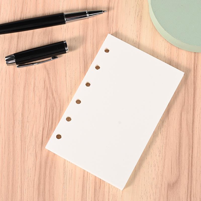 A7 Dot Matrix Loose-leaf Paper Refill - Horizontal Line Grid for A5 Universal Student Notebook