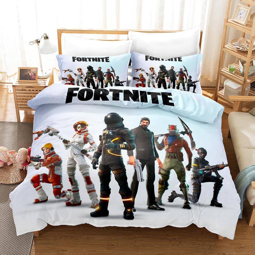 

Digital Printing Fortnite Bedding Three-Piece Set Plus Printing Four-Piece Set 150 * 200 two-piece set