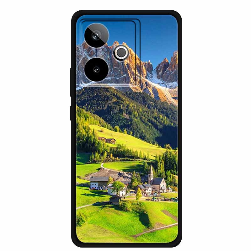 For Realme GT 7T GT7 Case Cool Animal Protective Silicone Back Cover Cases For Realme GT 7 Black Phone Funda Realme GT 7T Coque