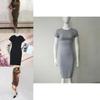 Elegant Womens Short Sleeve Bodycon Pencil Dress For Summer Casual Plus Sizes