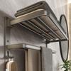 Honggong Bathroom Towel Rack with Shelf