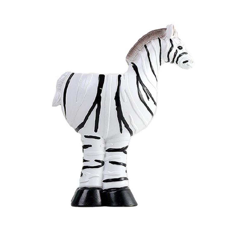 Stylish Resin Planter Decorative Plant Pot Giraffe/Zebras Succulent Holder for Natural and Animal Decoration Lovers
