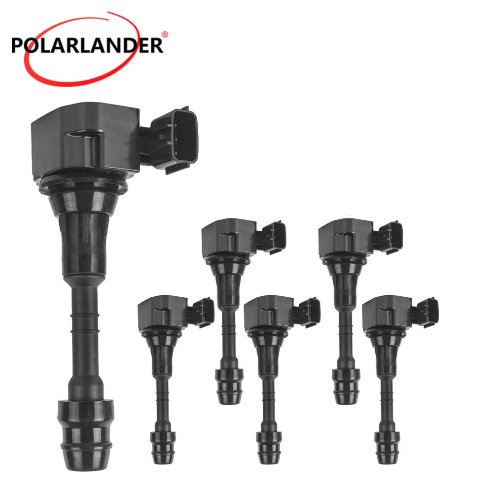 6 Ignition Coil Packs UF349 for Nissan, Infiniti, Suzuki 3.5L/4.0L V6