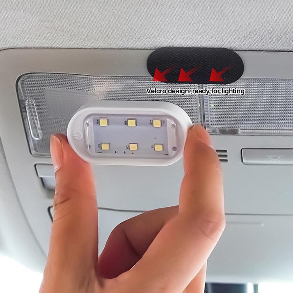 Wireless Leds Interior Light LED Lamp Magnetic Car Ceiling Lamp Reading Light Car Decorations Roof Magnet Interior Lighting