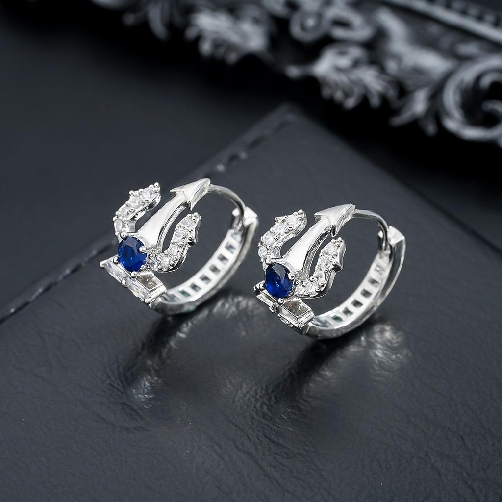 Stud Earrings Men's Trendy Ear Buckles Personalized Versatile Earrings Women's High-end Jewelry Accessories Earrings
