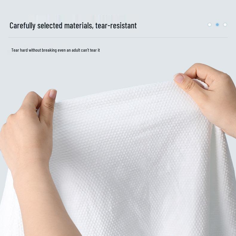 Extra Large Compressed Pure Cotton Bath Towel - Disposable & Extra Thick for Travel and Hotel Use