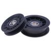 GX20006 GX20286 GX20287 Belt &V-Idler Pulley & Flat Pulley Kit Compatible with John Deere 102 105 108 125 145 7760