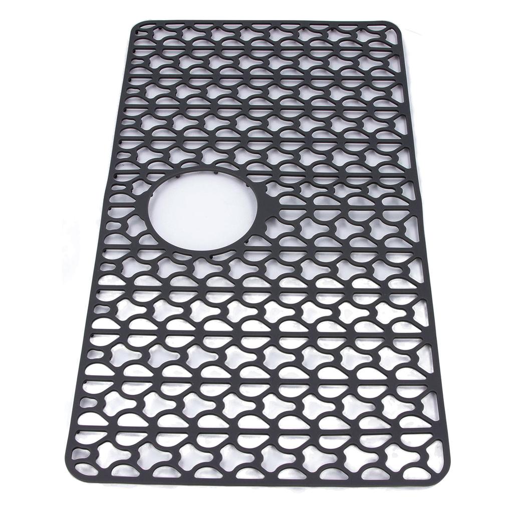 Kitchen Sink Mat Silicone Scratch Resistant Anti Slip Water Proof Reusable Multifunction for Dishes