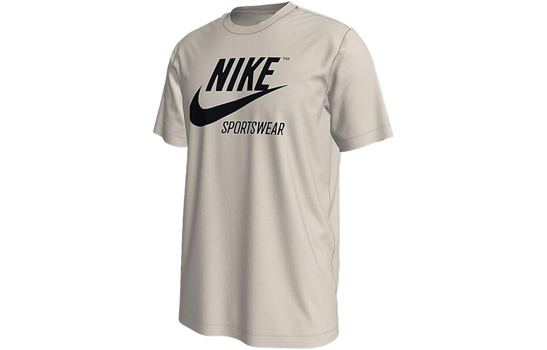 

Nike T Shirts Men s Gray White Crew Neck Moderate BV0627-072 XXL