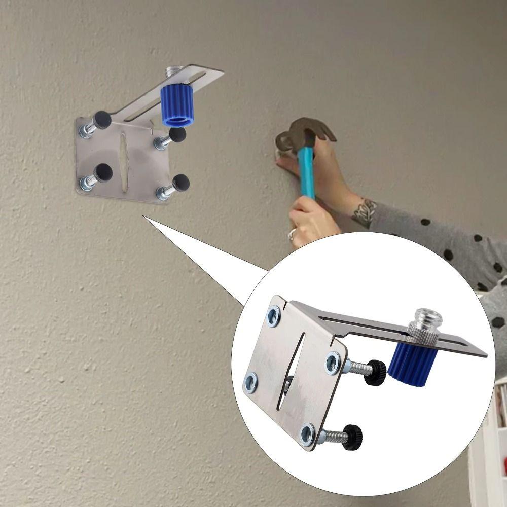 Heavy-Duty Universal Wall Mount Portable Design Stainless Steel Laser Level Bracket Supports Heavy Loads Multifunctional