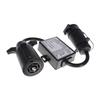 1Pc ABS Trailer Light Converter US 7 Way Blade Socket To EU 7-Pin Round Plug Separate Stop Tail Signal for Caravan Boat Bike