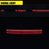 for 2014 2015 2016 2017 2018 2019 Chevy Corvette C7 Rear Bumper Reflector Tail Brake Sequential Turn Signal Lights Smoked Lens Red LED Fog Lamps