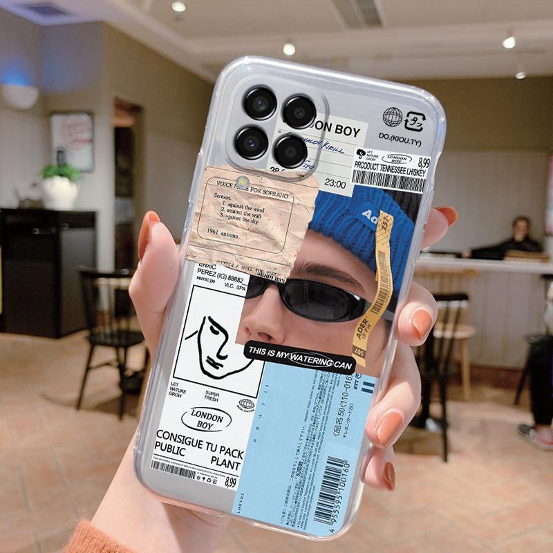 For Samsung Galaxy M33 5G Case Cute Cat Cartoon Protective Soft Silicone Phone Cases For Samsung M 33 GalaxyM33 Bumper Clear Bag