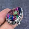 Natural Copper Ruby Zosite Gemstone 925 Sterling Silver Jewelry Ring Size 9 ET-4799