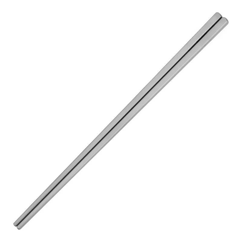 1 Pair Titanium Chopsticks 99.6% Pure Titanium Chopsticks 23.5cm Portable Durable Chopsticks Household Dinnerware