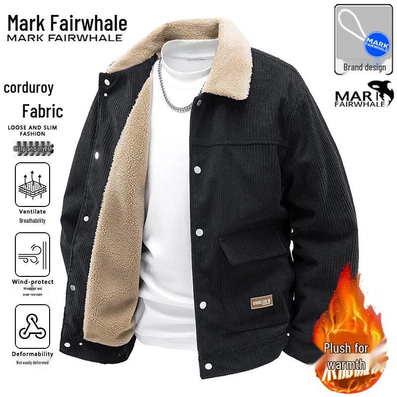 Mark Huafei Men's Casual Lapel Jacket