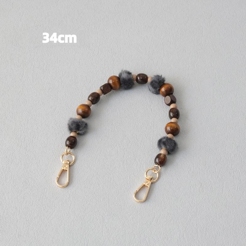 New Fashion Woman Bag Accessory Detachable Candy Beaded Chains Cute Acrylic Luxury Strap Women Elegant Bag Shoulder Handle Chain