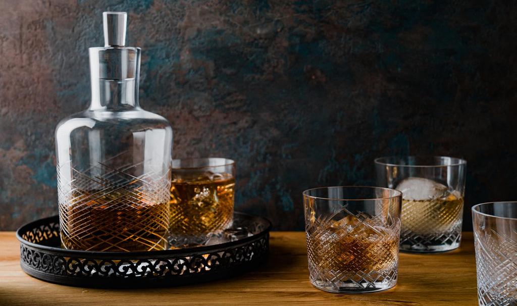 ZWIESEL GLAS Bar Premium No. 2 Tumblers for Whiskey and Hard Liquor, Large, Pair of 2, Handmade (m122284)