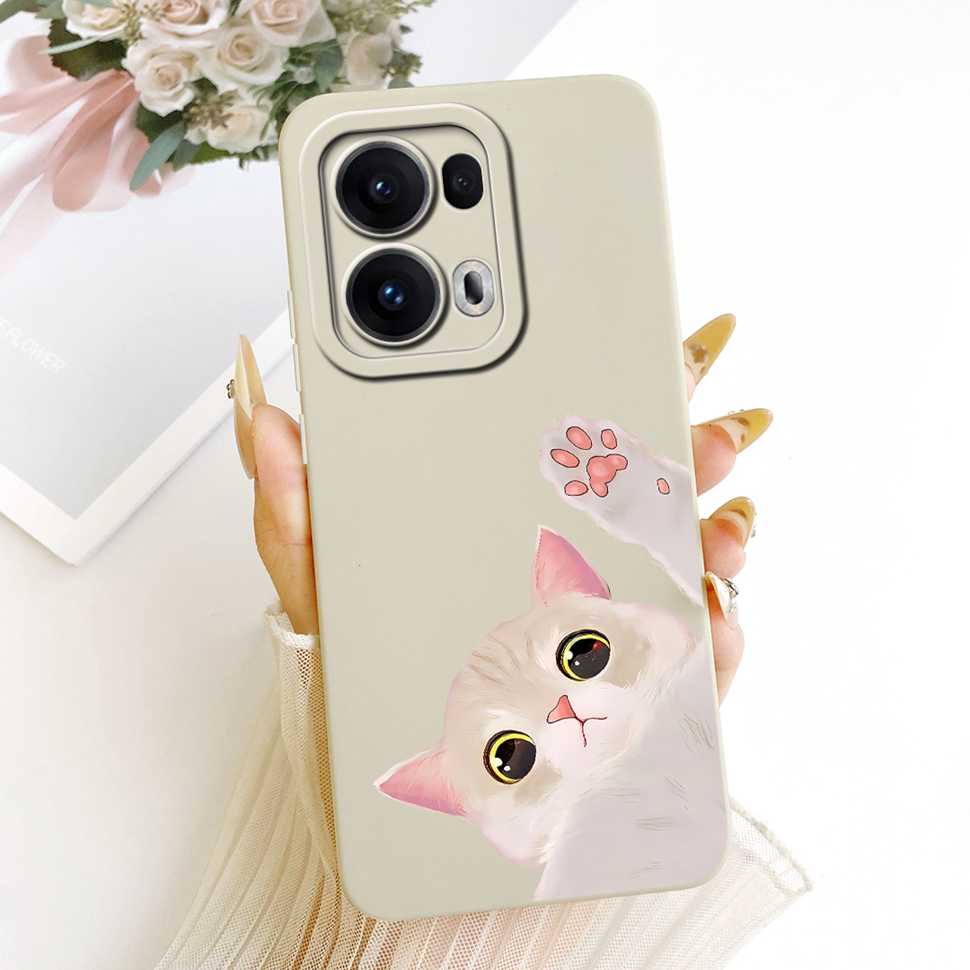 Petty Girl Hülle Für Oppo Reno13 Pro Hülle CPH2697 PKK110 Silikon Weiche Schutzhülle Für Oppo Reno13 Reno 13 Pro 5G Hüllen Tasche