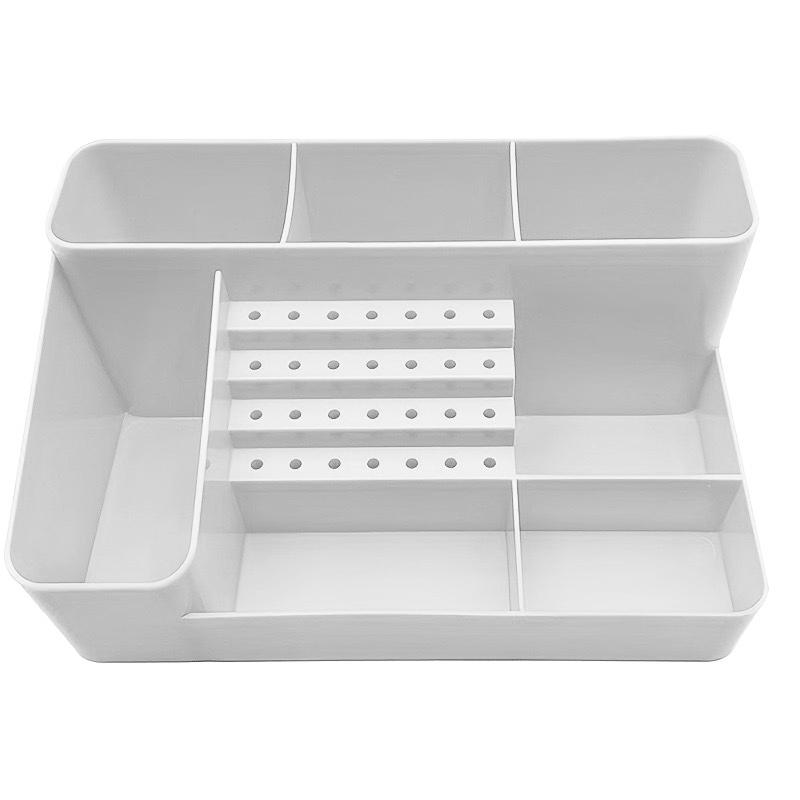 

Nail Machine & Nail Drill Stand 28 Hole Transparent Drill Bit Plastic Holder Suitable For Desktop Storage, Skincare Storage