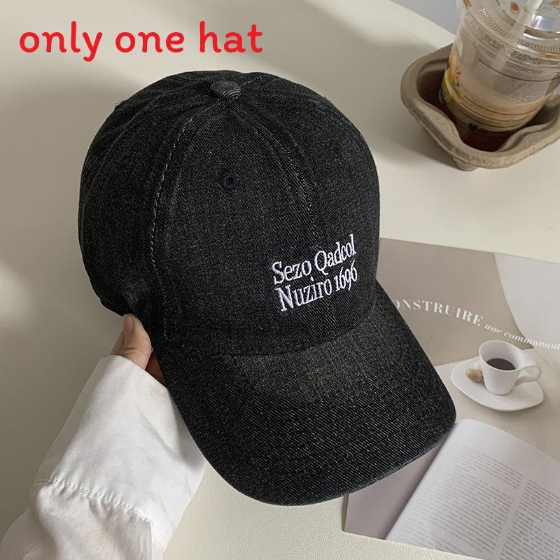 Classic Denim Baseball Cap For Women Men With Adjustable Fit And Wide Brim For Casual Wear