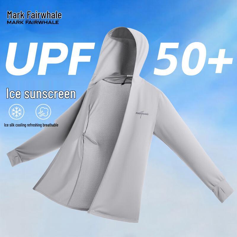 Mark Fairwhale Men s UPF50+ Hooded Ice Silk Sun Protection Jacket XL