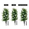 1pc 45cm Camellia Decoration  Tree Home DIY Handmade Atmosphere Scene Decoration Floor Insert