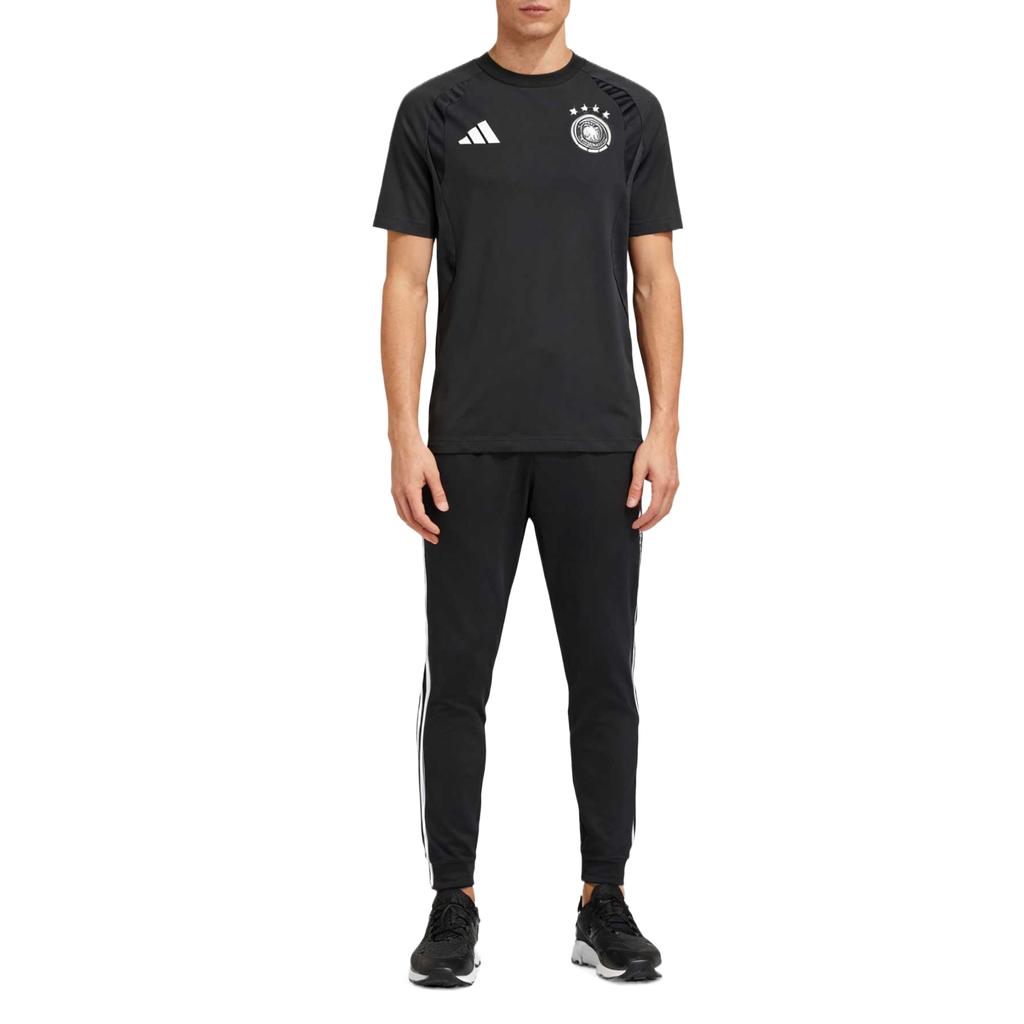 adidas Germany Tiro Travel Tee Black Men Tops JZ9330