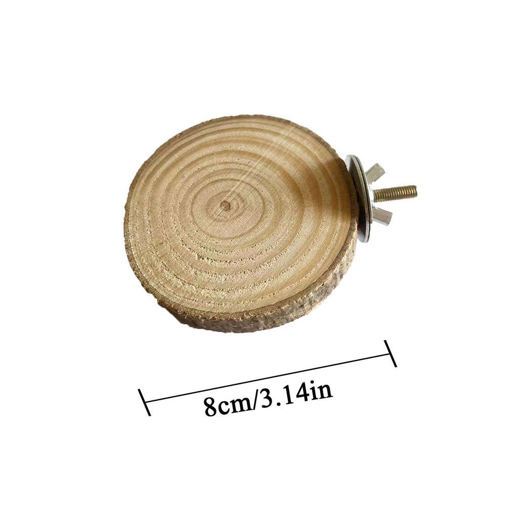 

6/8/10см Новая платформа для клетки для птиц-попугаев, прочная круглая деревянная подставка, доска для шиншиллы, белки, птиц, игрушка, товары для питомцев