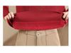 Middle-aged Women's Plus Velvet Knitted Sweater - Winter Base Shirt for Autumn & Winter