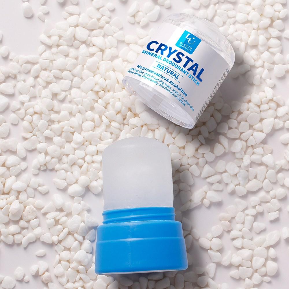 W Skin Research Institute Kristal Deodorant Natuurlijk, 45g, 1 stuk