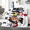 Custom Name Halloween horror Theme Printed Blanket - Perfect for Couch, Bed, Travel & Outdoor Use | Machine Washable, Cozy & Durable.