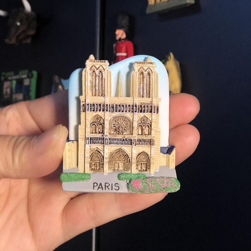 3D City Travel Souvenir Magnets: European and Global Regions