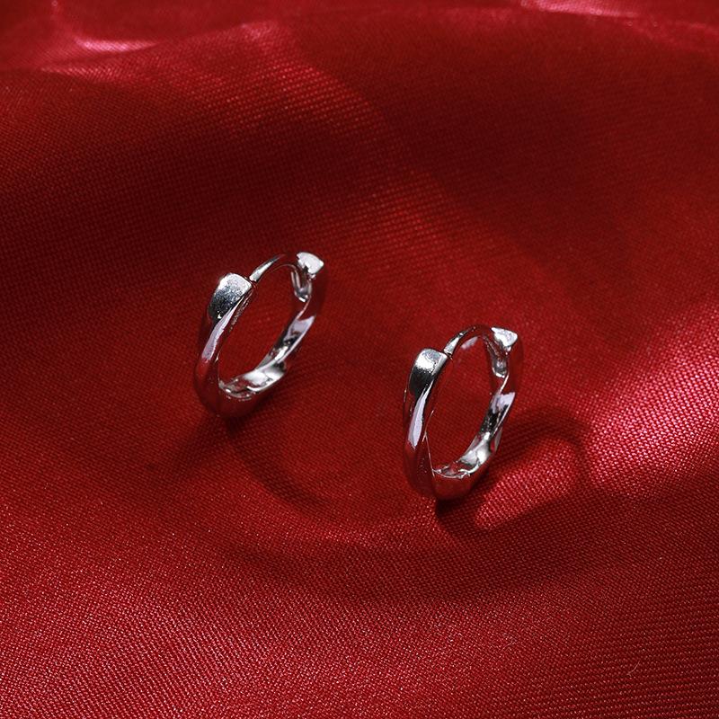 

Accessories, wind geometry and smooth surface diamond ear buckles, irregular metal water drop earrings