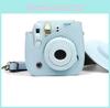 Capa Protetora de Câmera Digital Caiul para Fujifilm Instax Mini 8/8+/9 Bolsa de Couro Macia e Durável