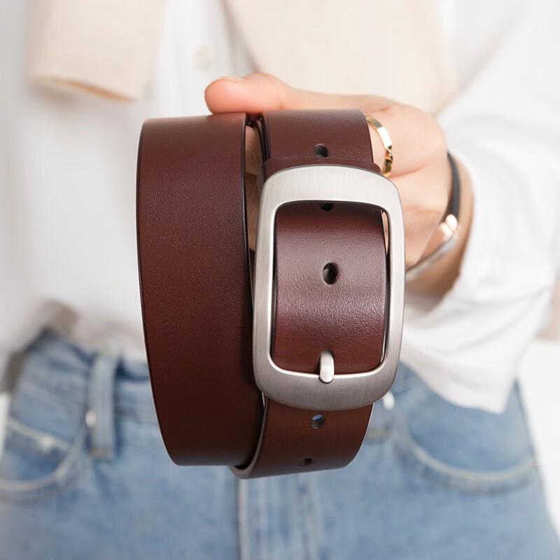 Women's Casual Cowhide Leather Belt