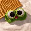 Adjustable Frog Sleep Mask Plush Sleeping Aid Eye Mask Frog Blockout Light Eye Cover  Airplane