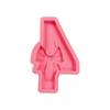 Bowknot Number Silicone Molds Castings Mould Epoxy Resin Mould Baking Molds Birthday Candle Molds Home Decorations