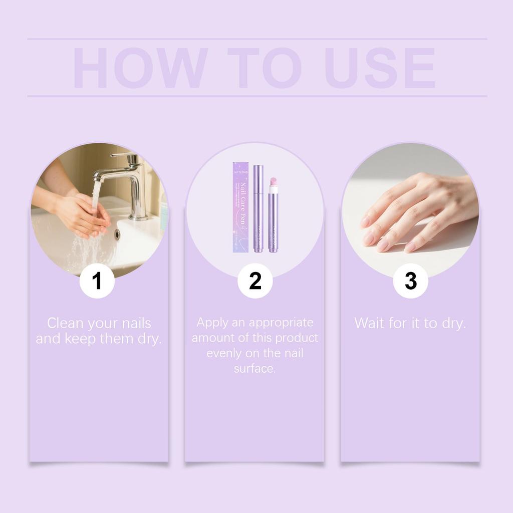 Nail Essence Care Pen For Hangnails Dry&Damaged Nails Nourishing Moisturizing Strengthen Brighten Nails Care Cuticle Oil Pen