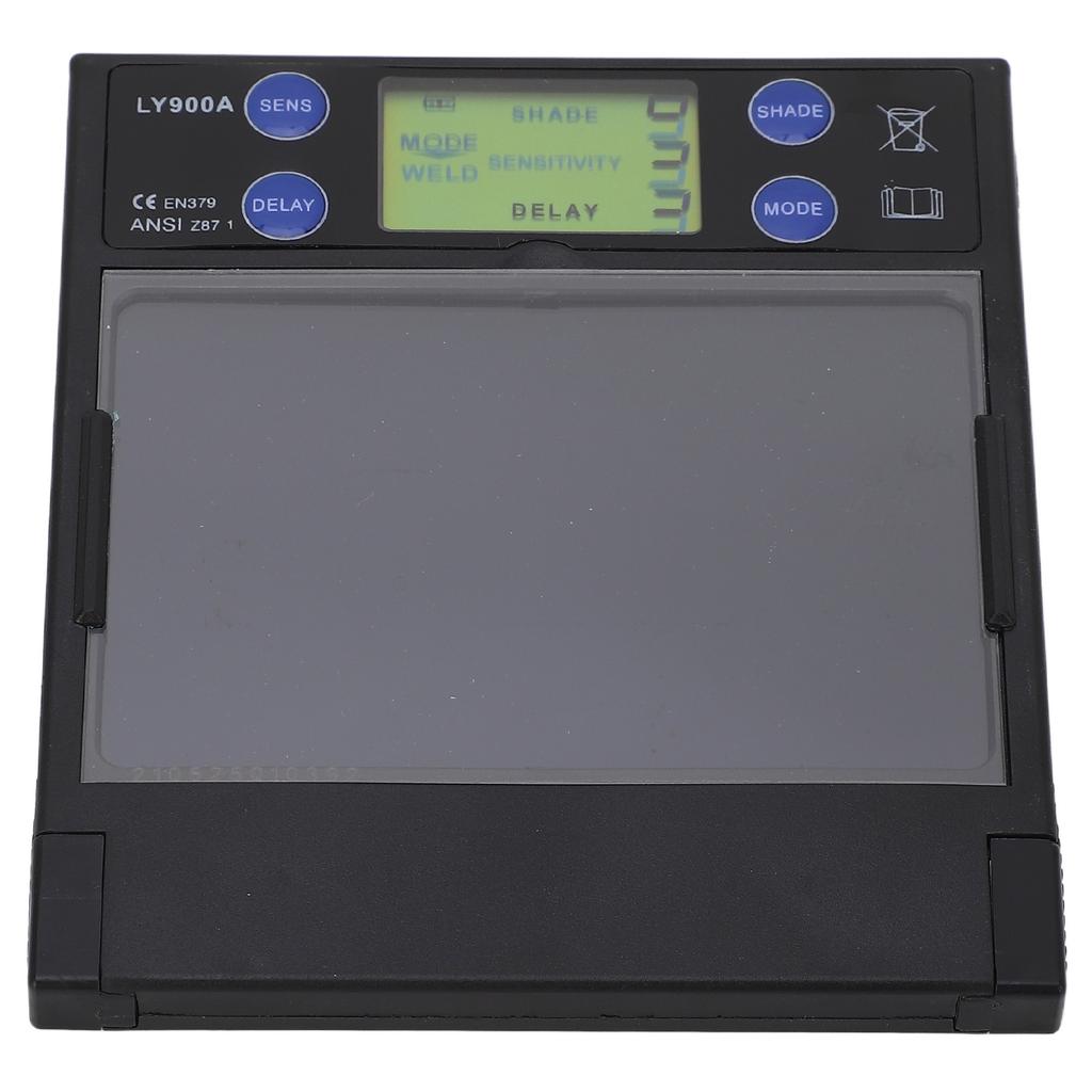 Solar Welding Lens Shade Automatic Darkening Digital Display Welder Helmet Filter Lens 100x67mm