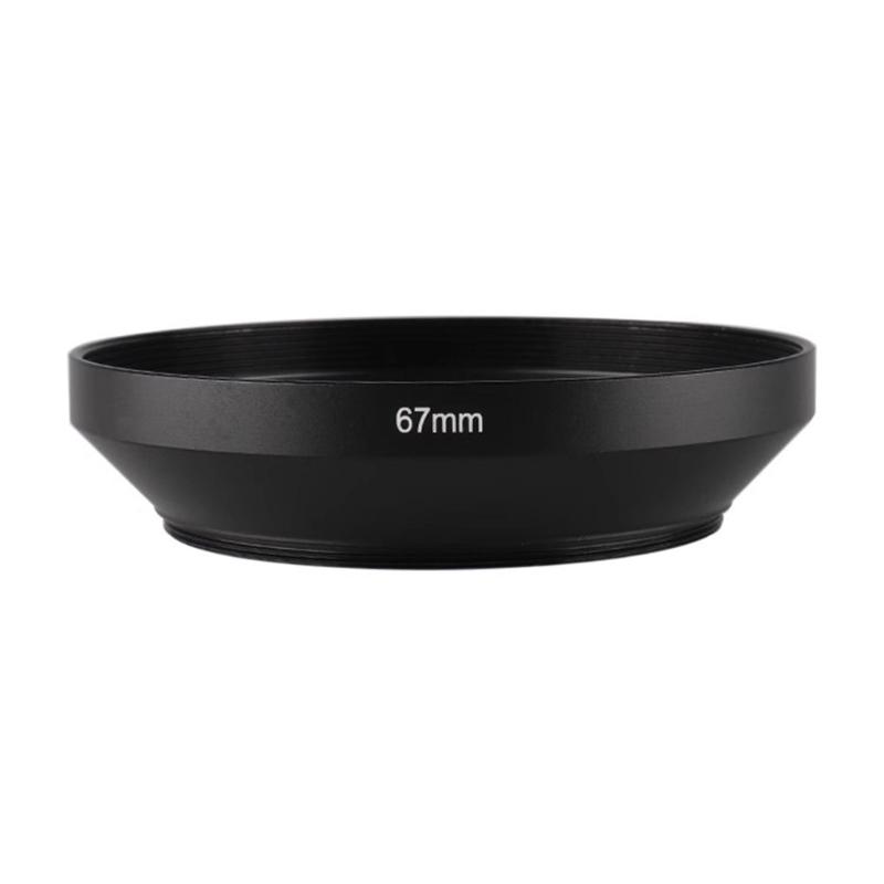 Metal DSLR Camera Lens Hood For Various Lens Models Lens Shade 39mm- 82mm Enhances Photography